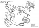 Bosch 0 601 932 060 Gbm 7,2 V-1 Cordless Drill 7.2 V / Eu Spare Parts